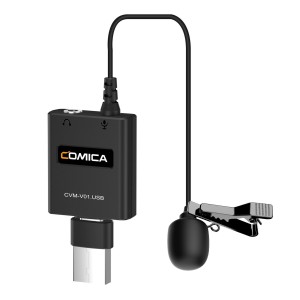 میکروفون یقه ای با سیم کامیکا مدل CVM-V01.USB رابط Type-C